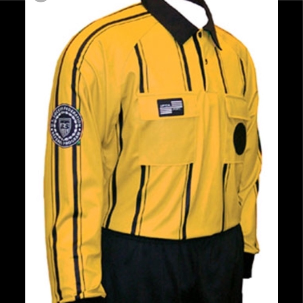 Men’s long sleeve referee shirt